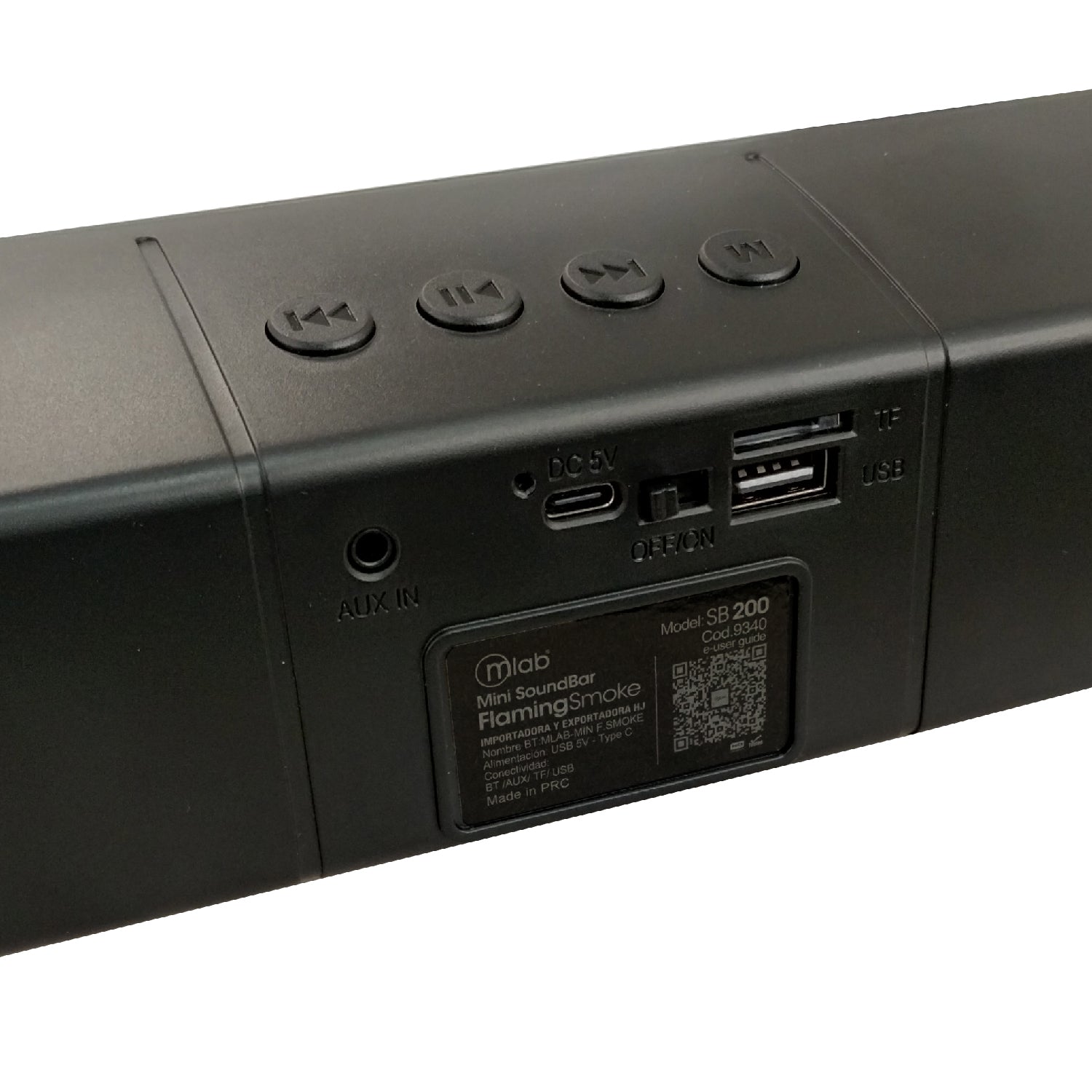 Parlante Soundbar Microlab Mini Flaming Smoke Bluetooth SB-200 – imagen 2