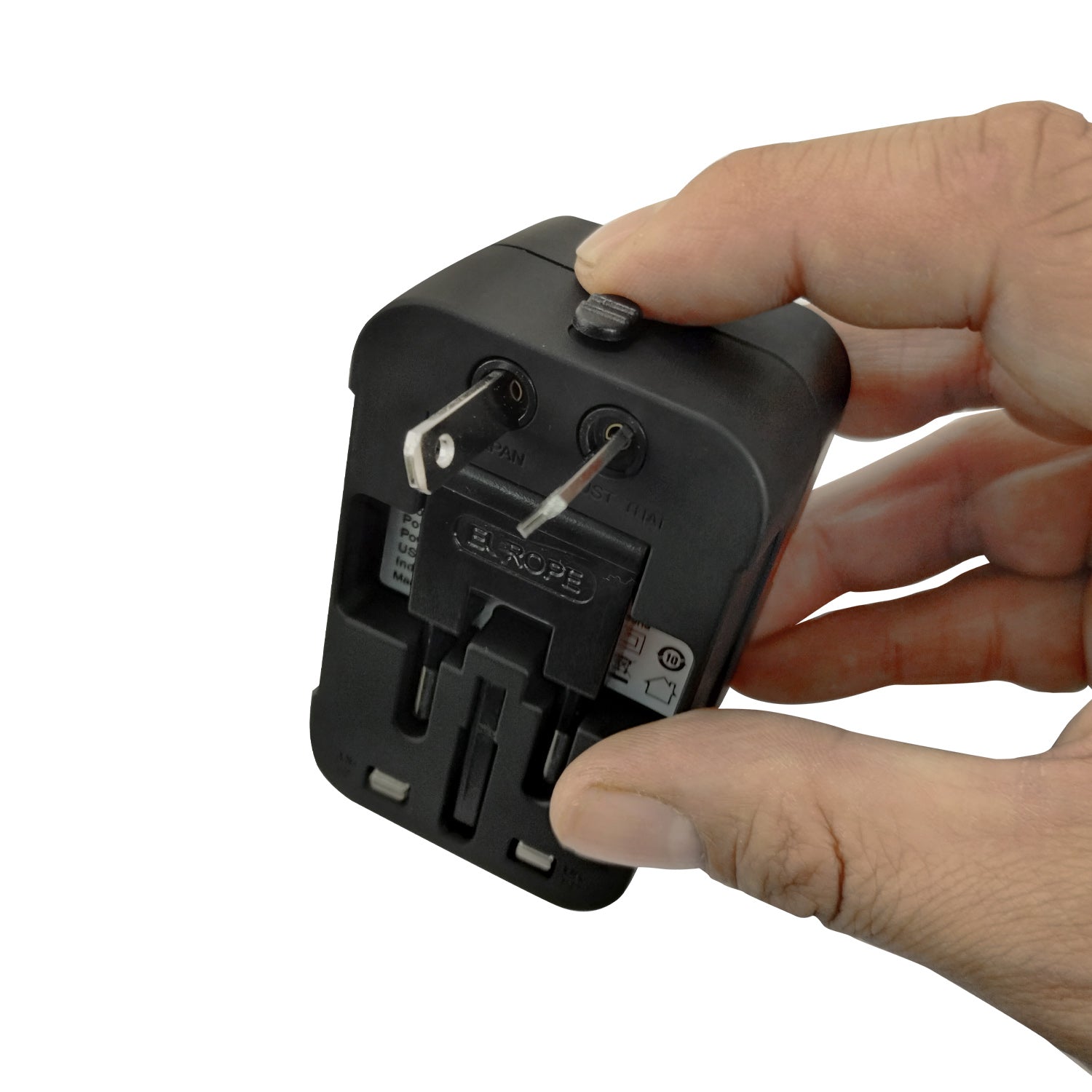 Muti Adaptador Viajero 100-250V + Cargador 15W USB + Tipo C 2.4A – imagen 3