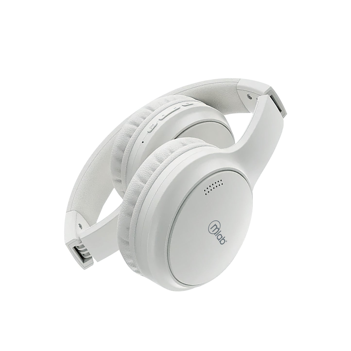 Audifonos Headset Bluetooth Microlab Anc + Enc Free Noise Blanco – imagen 4
