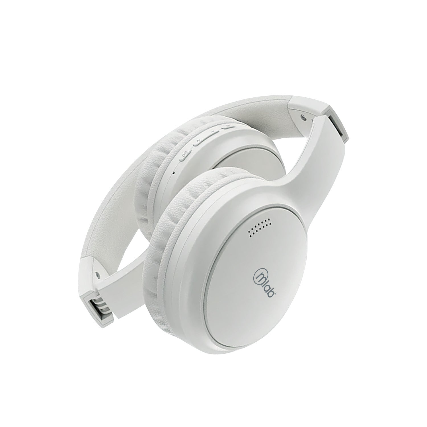 Audifonos Headset Bluetooth Microlab Anc + Enc Free Noise Blanco – imagen 4
