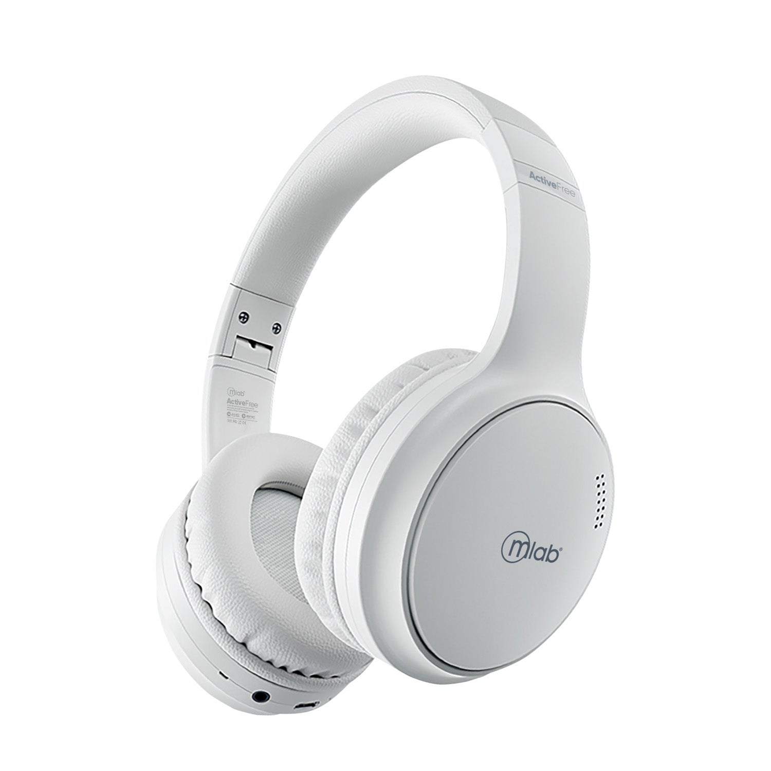 Audifonos Headset Bluetooth Microlab Anc + Enc Free Noise Blanco