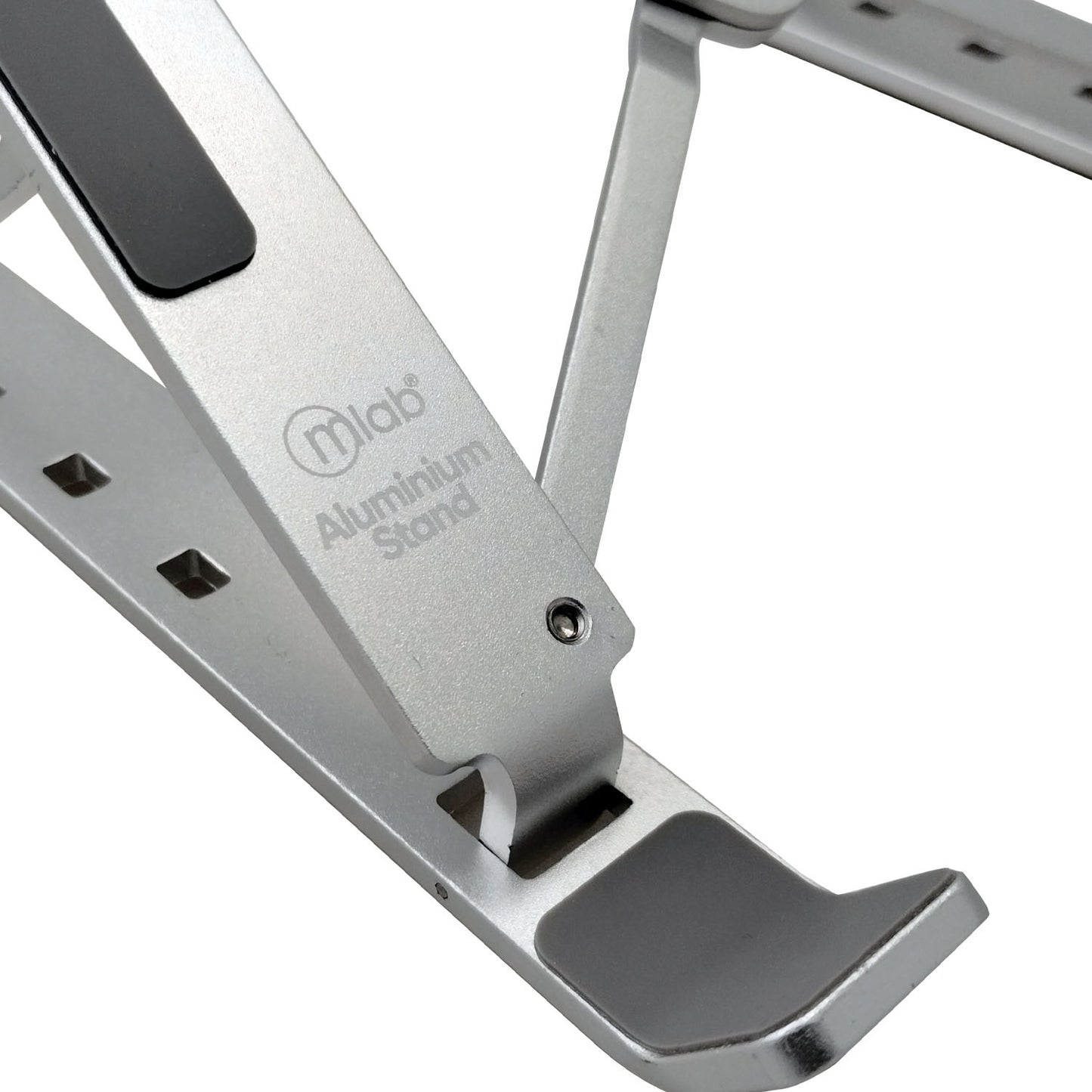 Soporte Stand Aluminio Notebook Portatil Microlab 9381 Gris – imagen 3