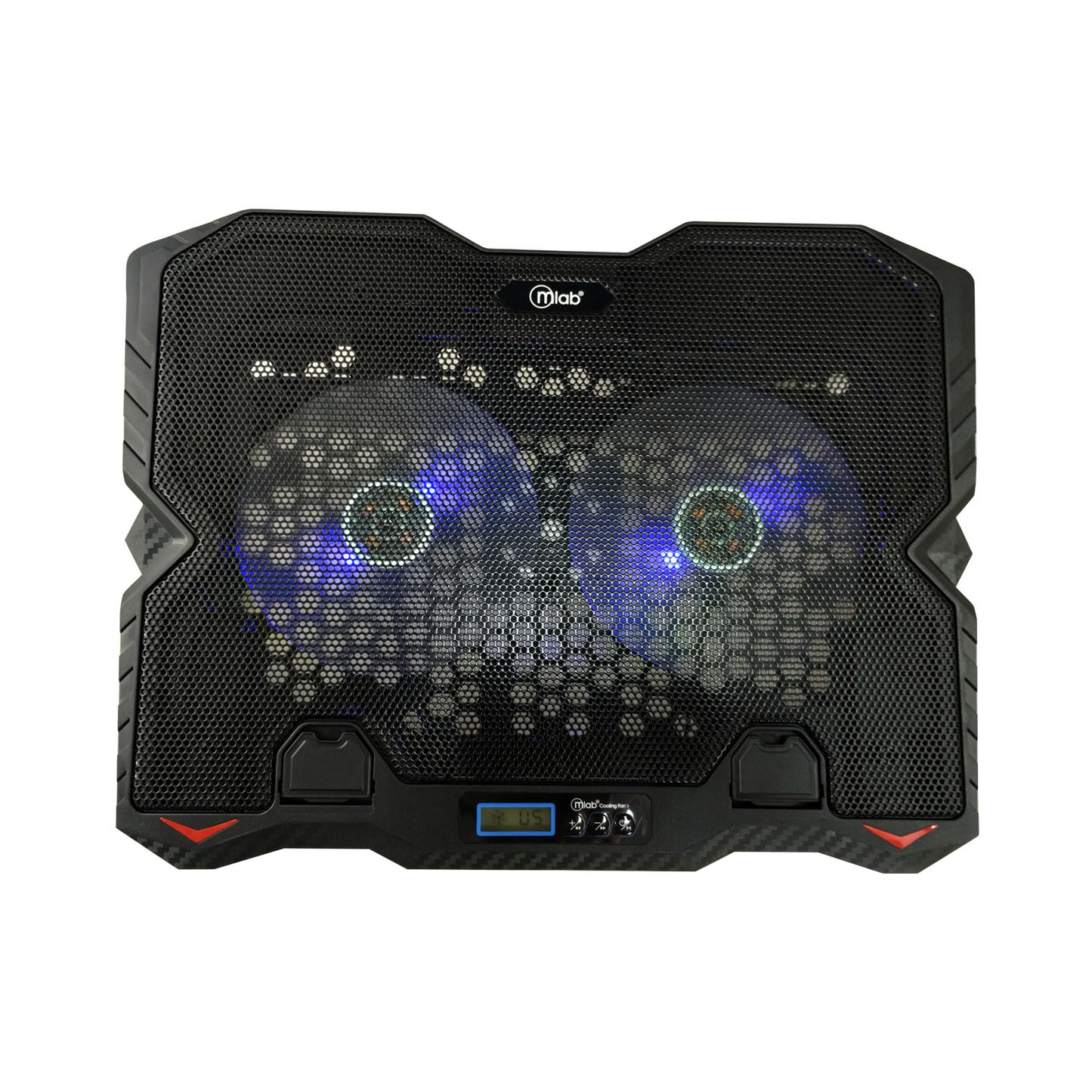 Soporte Stand Two Big Fan 12,5 Lcd Microlab 9382 Negro – imagen 2