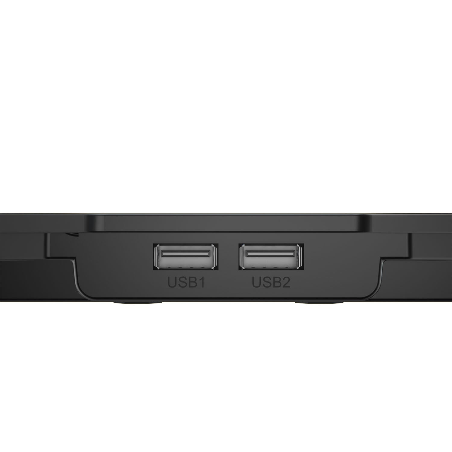 Soporte Stand Two Big Fan 12,5 Lcd Microlab 9382 Negro – imagen 4
