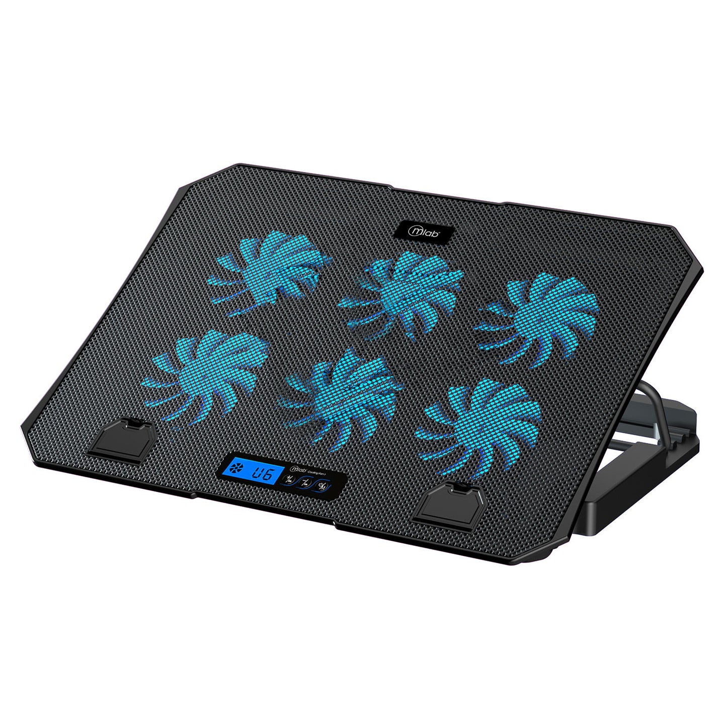 Soporte Stand Six Fan 60 Lcd Microlab 9383 Negro