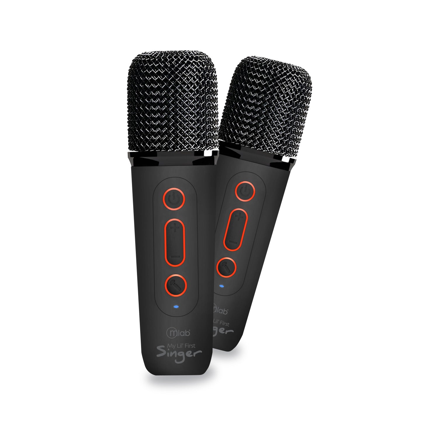 Parlante Portatil Bluetooth Karaoke Rgb My Lil First 2 Microfono Negro – imagen 2
