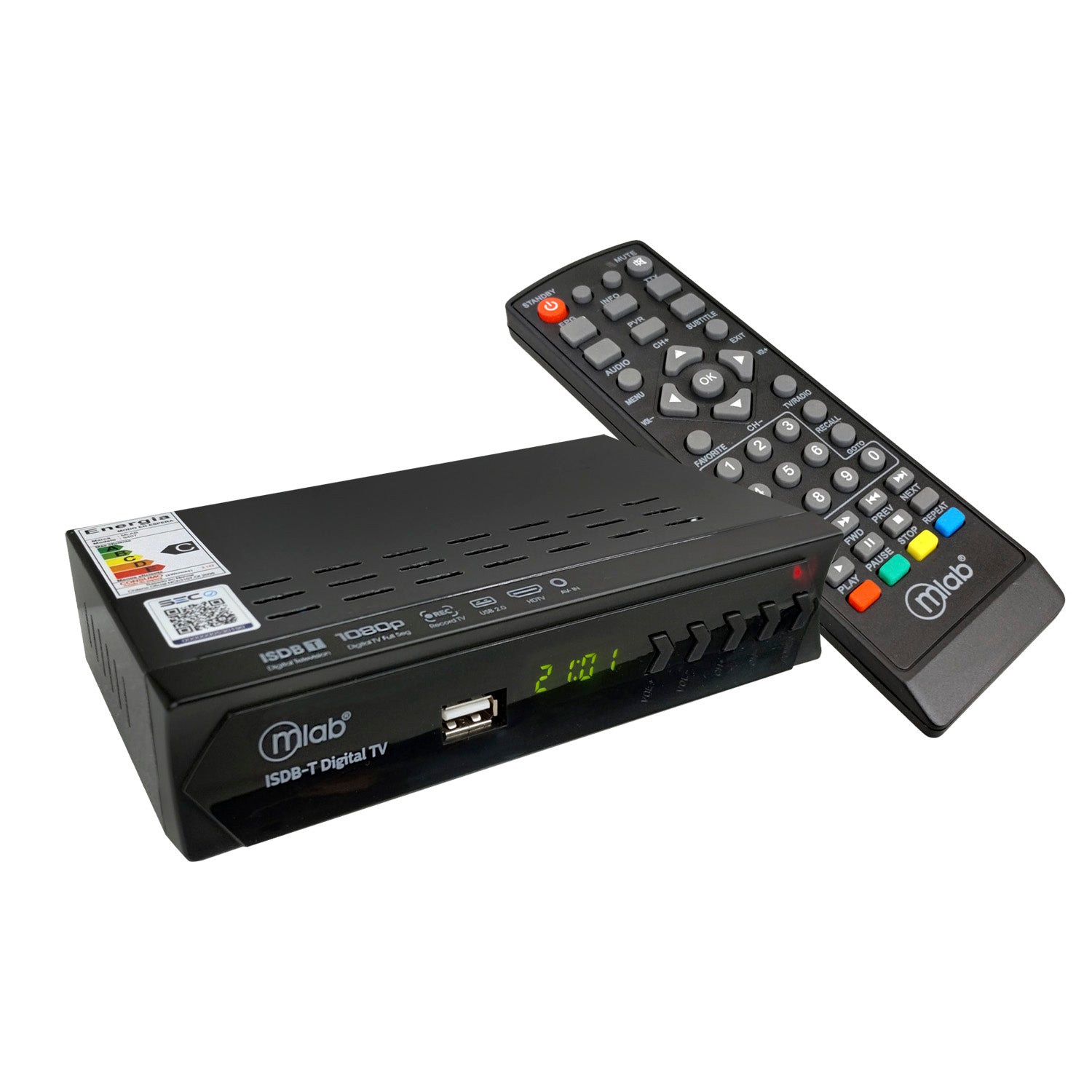 Decodificador Digital TV ISDB-T 1080p PVR Hdmi Usb Mlab – imagen 5