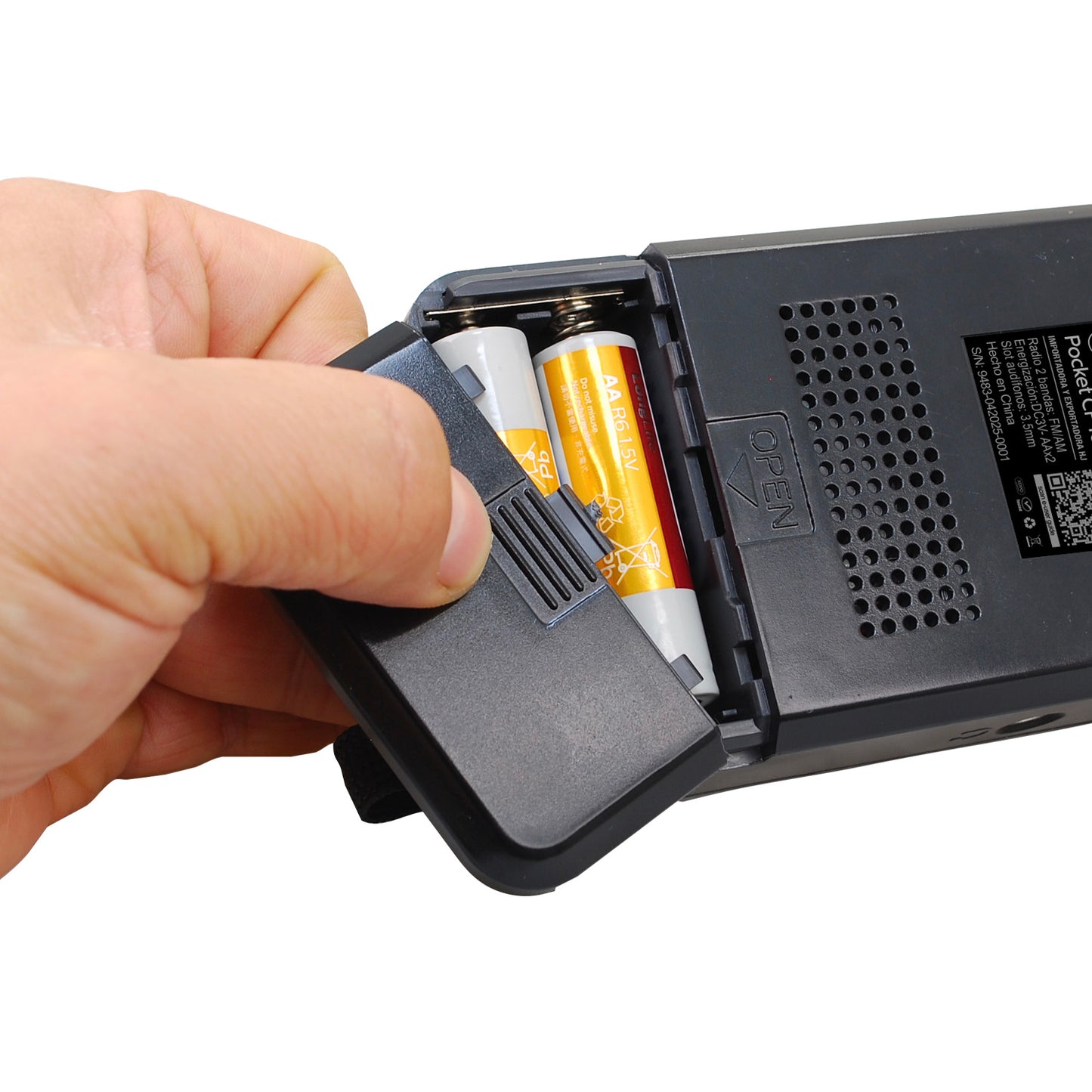 Radio Portatil Microlab A Pilas Am fm Cf-10 Negro – imagen 3