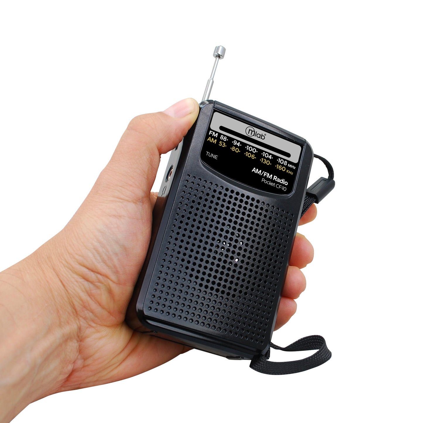 Radio Portatil Microlab A Pilas Am fm Cf-10 Negro – imagen 2