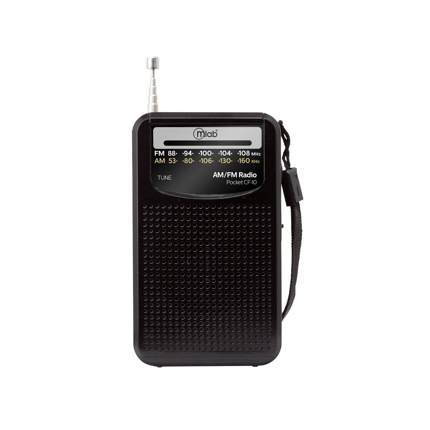 Radio Portatil Microlab A Pilas Am fm Cf-10 Negro