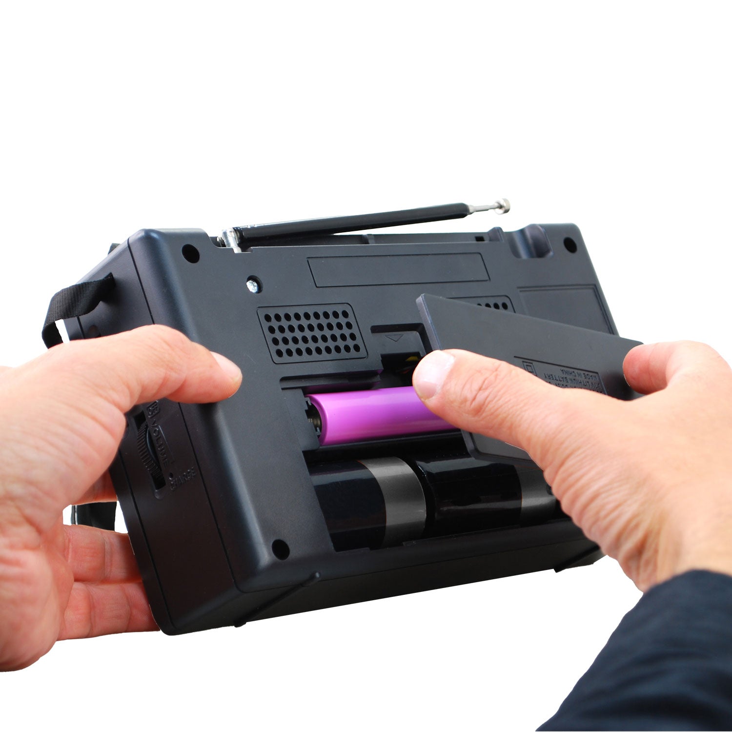 Radio Recargable Tuning Portatil Microlab Am fm Cf-18 Negro – imagen 4
