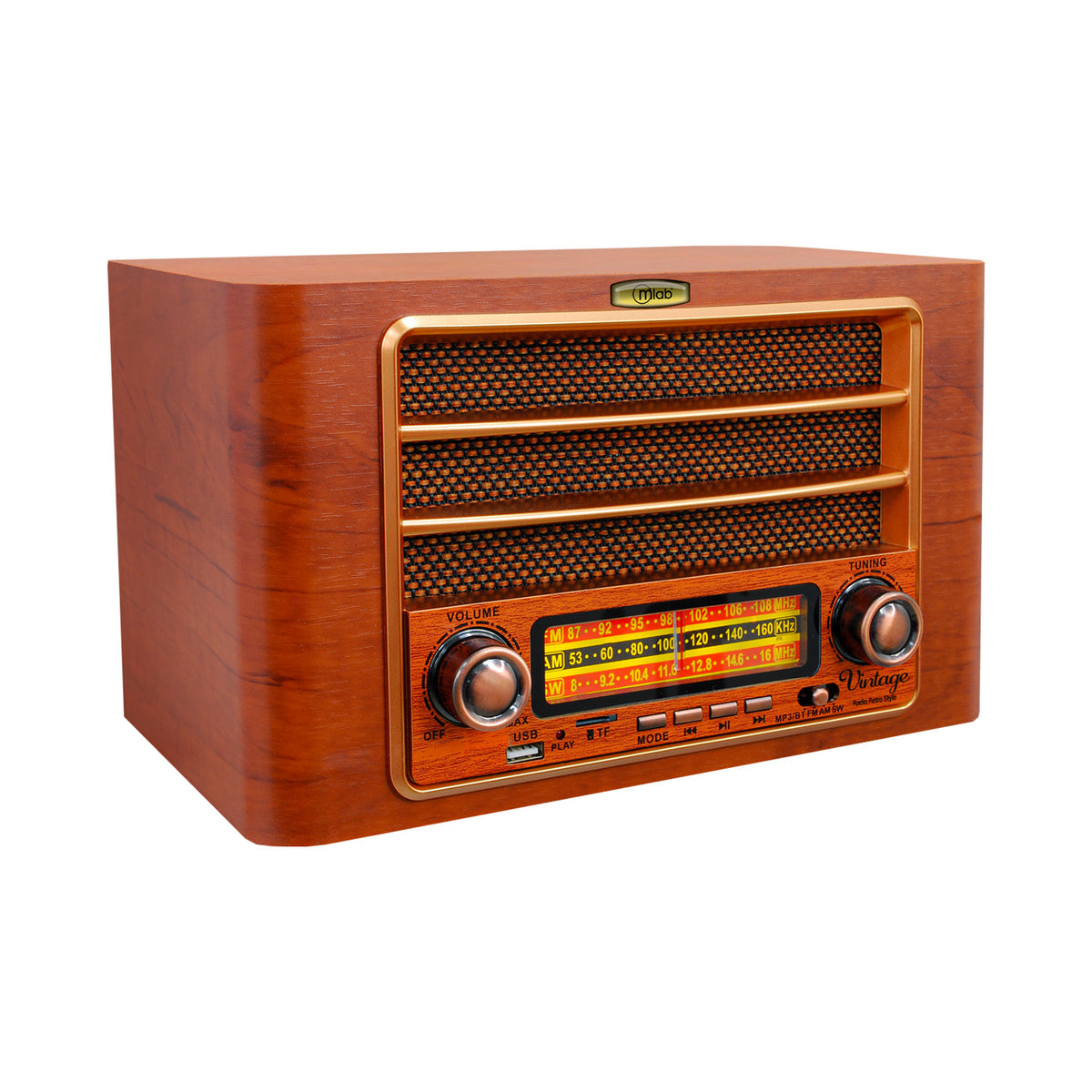 Radio Vintage 1940's - vista frontal