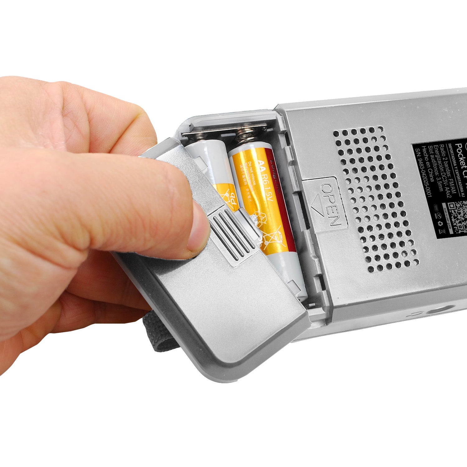 Radio Portatil Microlab A Pilas Am fm Cf-10 Gris – imagen 3