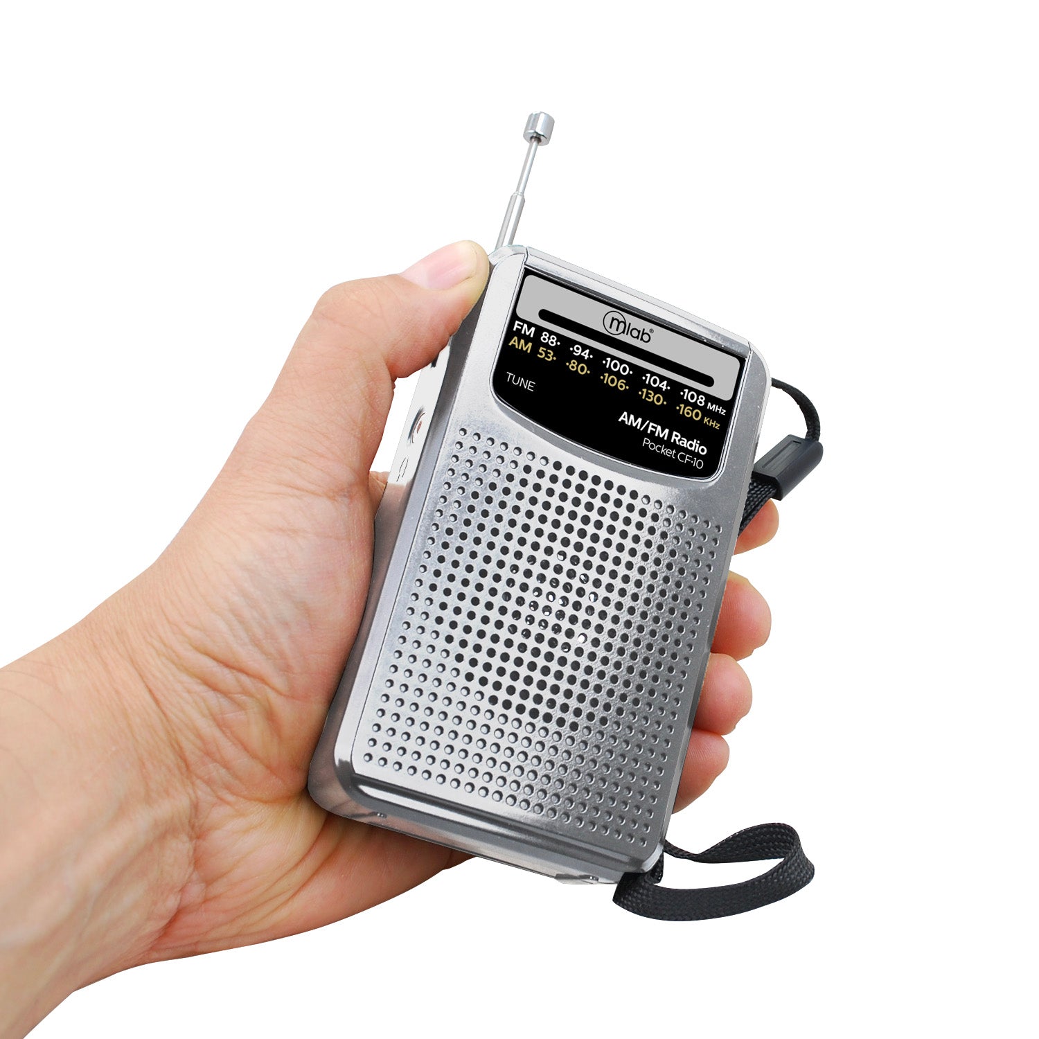 Radio Portatil Microlab A Pilas Am fm Cf-10 Gris – imagen 2