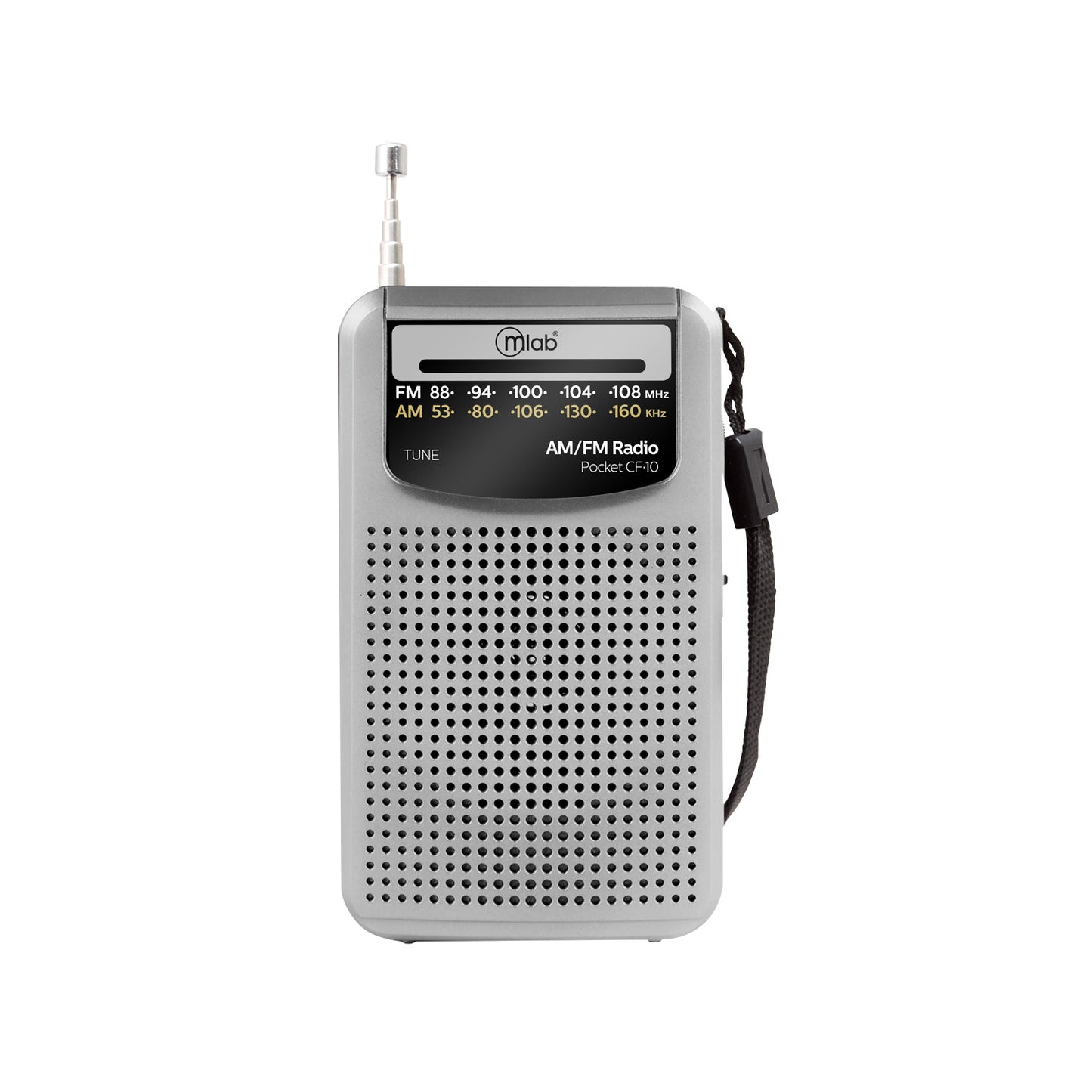 Radio Portatil Microlab A Pilas Am fm Cf-10 Gris