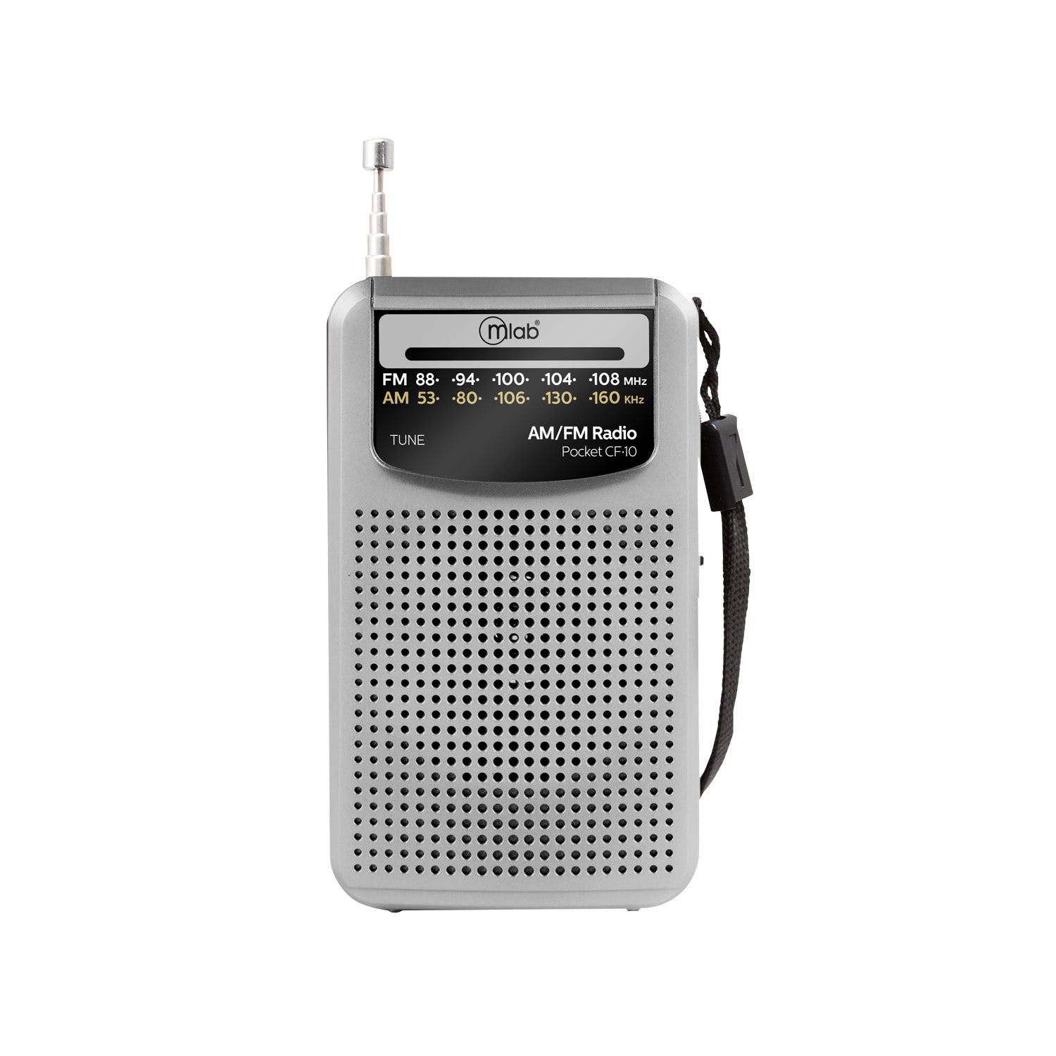 Radio Portatil Microlab A Pilas Am fm Cf-10 Gris