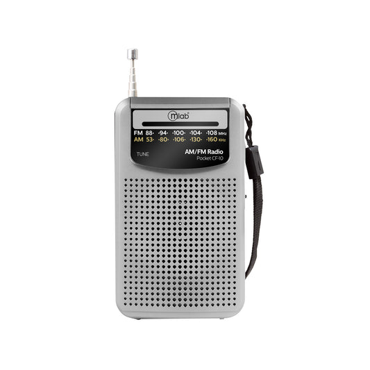 Radio Portatil Microlab A Pilas Am fm Cf-10 Gris