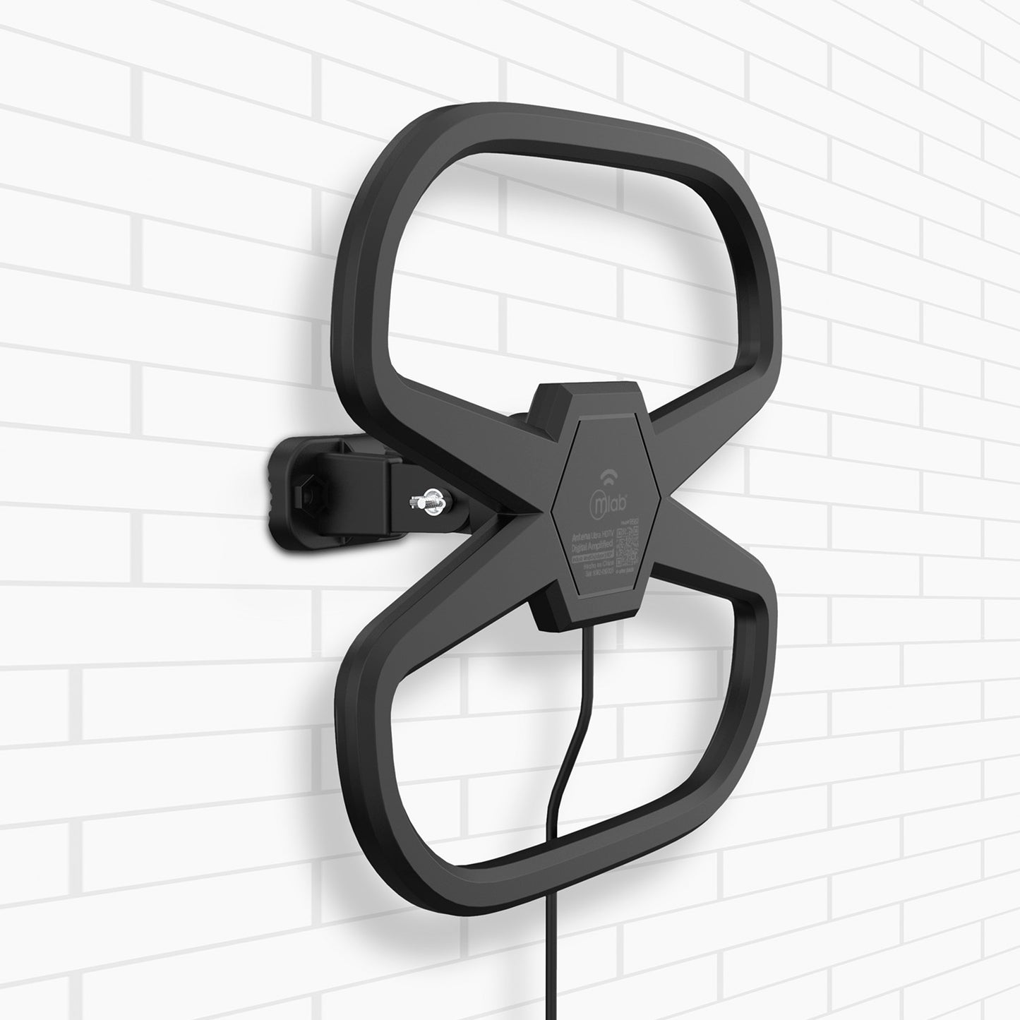 Antena Ultra Hdtv Digital Interior Amplified Mlab 9562 Negro – imagen 4