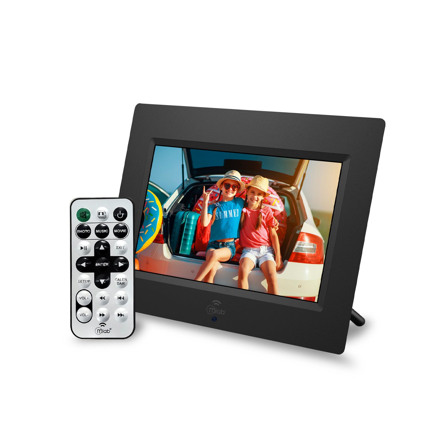 Marco Digital Wifi 7 Pulgadas Usb Sd Photo Frame 9590 Negro