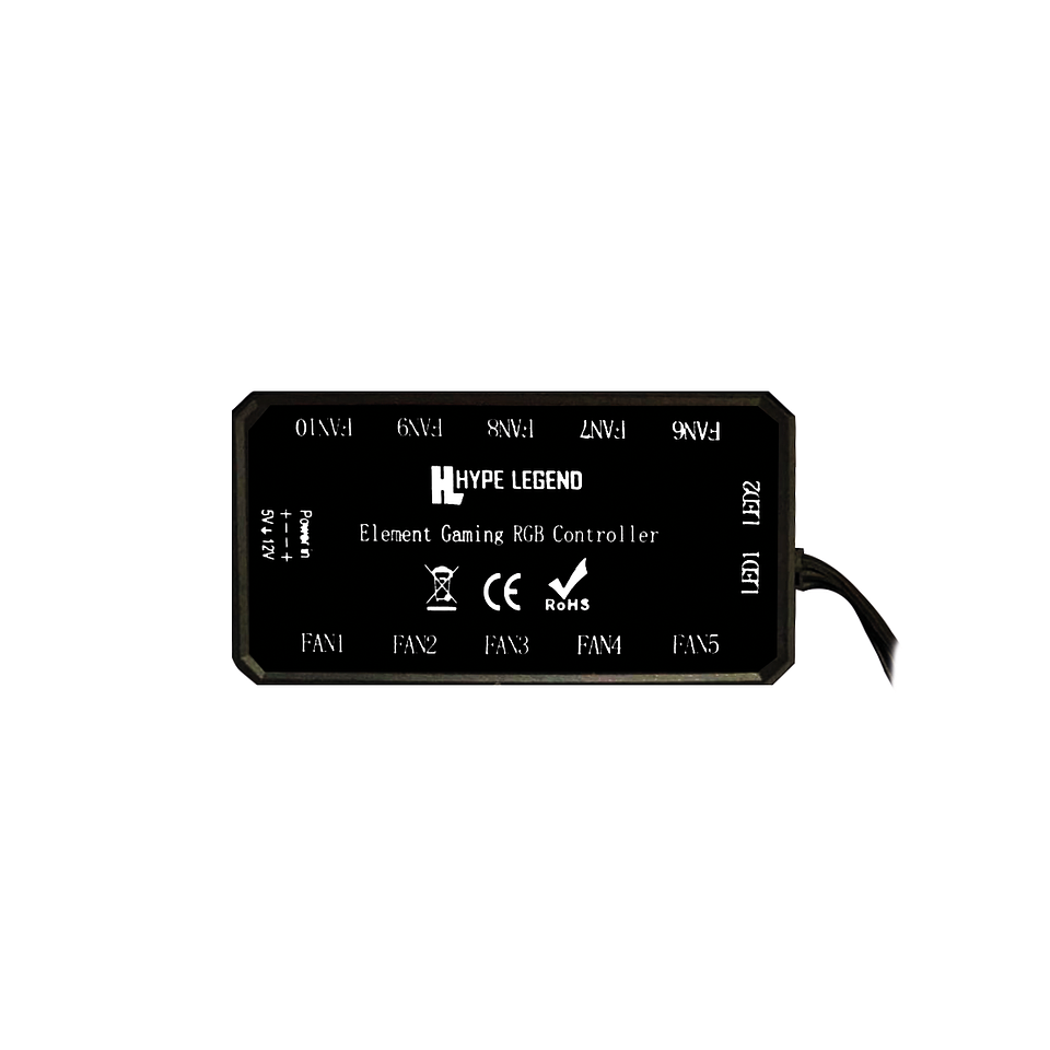 Controlador ARGB + Control Remoto Hype Legend Negro – imagen 3