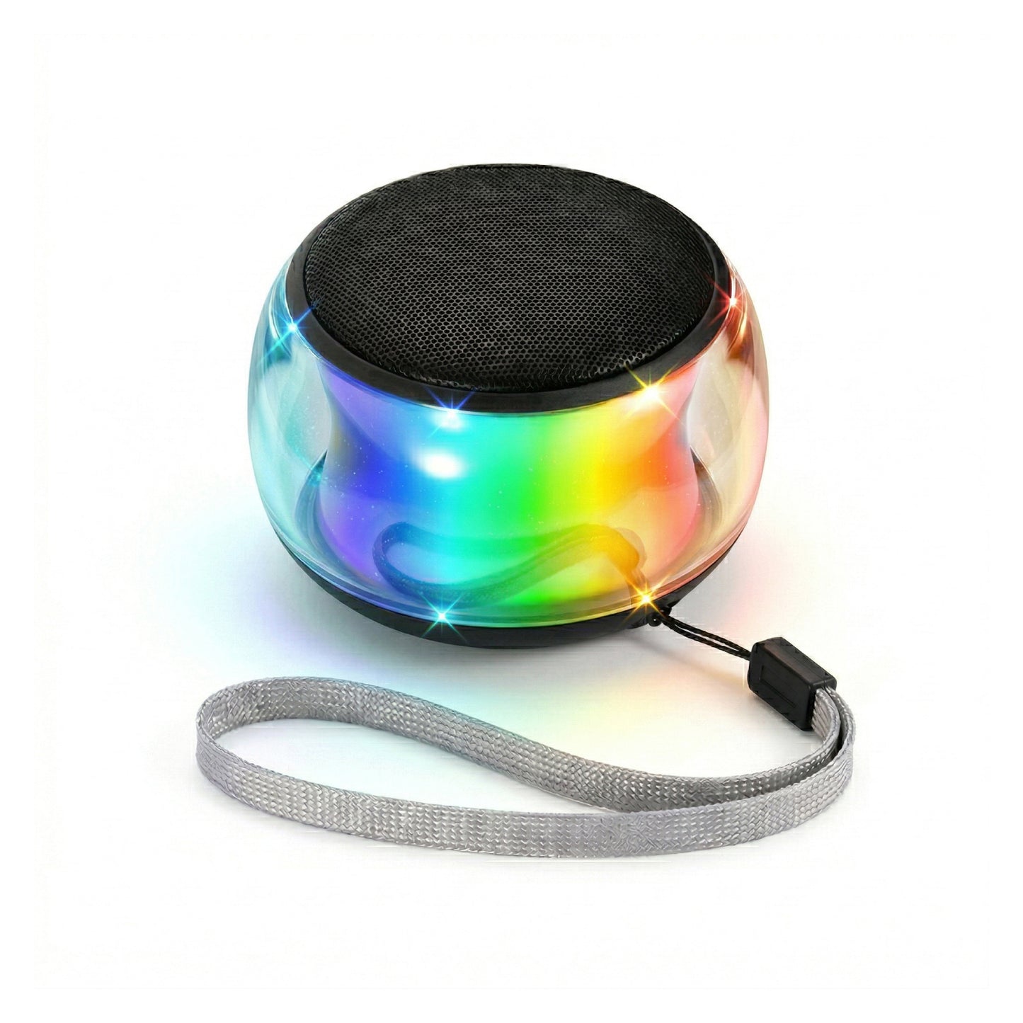 Parlante Bluetooth Mlab 9676 Mini Flaming Crystal 5w Tws Negro