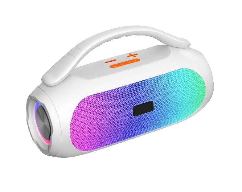 Parlante Bluetooth Mlab 9683 Powersound Bass 30w Tws Radio Usb Tf Aux Blanco