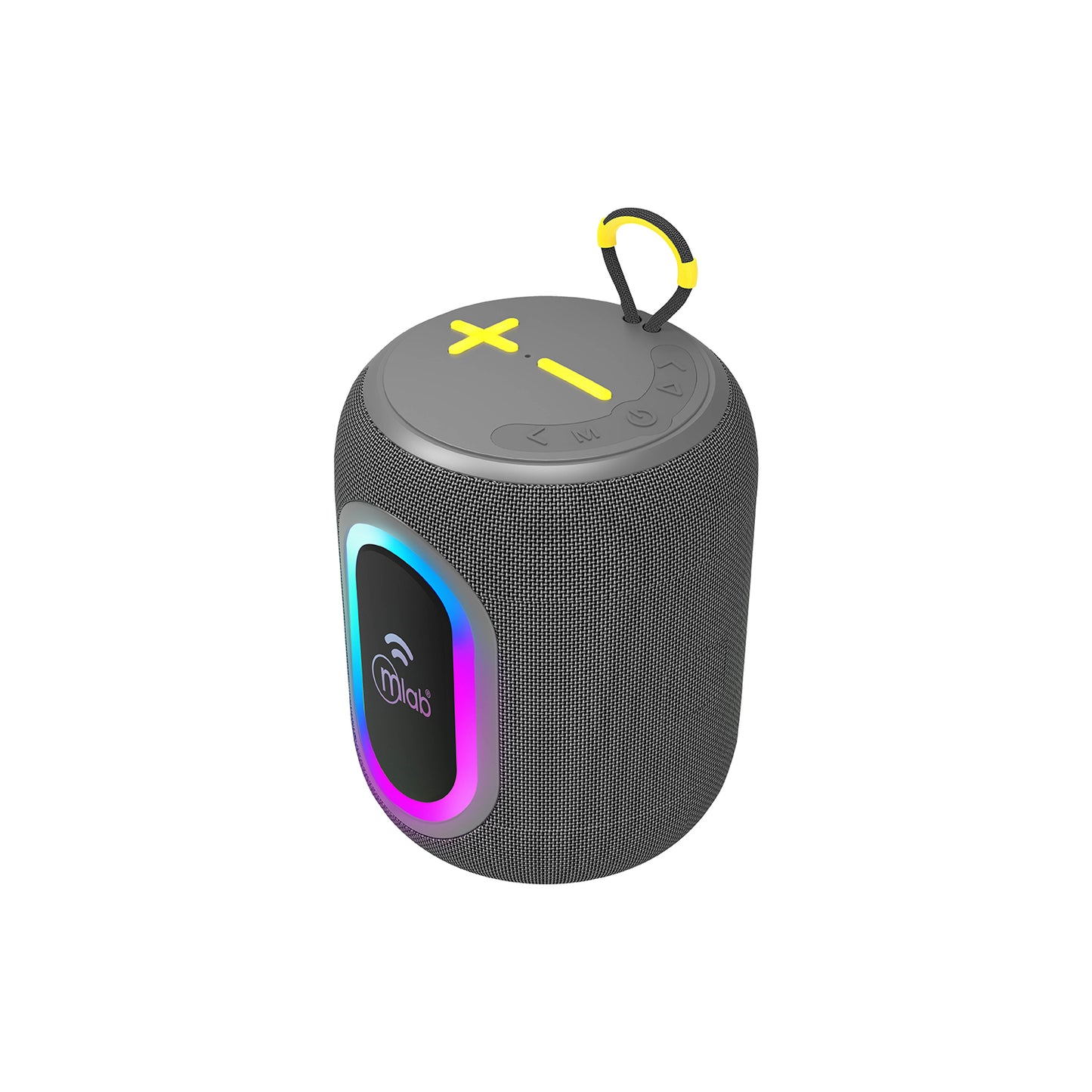 Parlante Bluetooth Mlab 9690 Feeling Sound Bass 10w Usb Tf Aux Gris