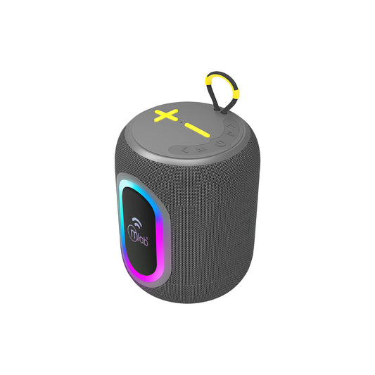 Parlante Bluetooth Mlab 9690 Feeling Sound Bass 10w Usb Tf Aux Gris