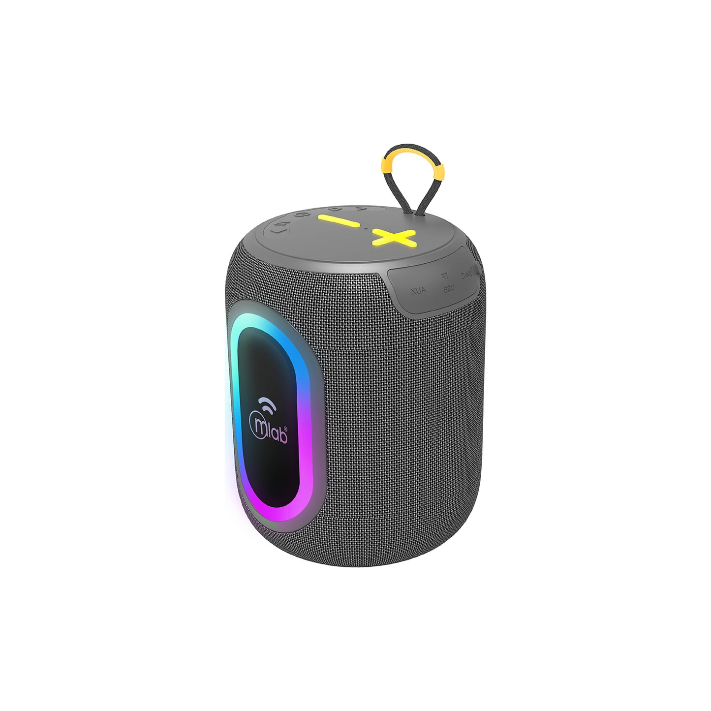 Parlante Bluetooth Mlab 9690 Feeling Sound Bass 10w Usb Tf Aux Gris – imagen 2