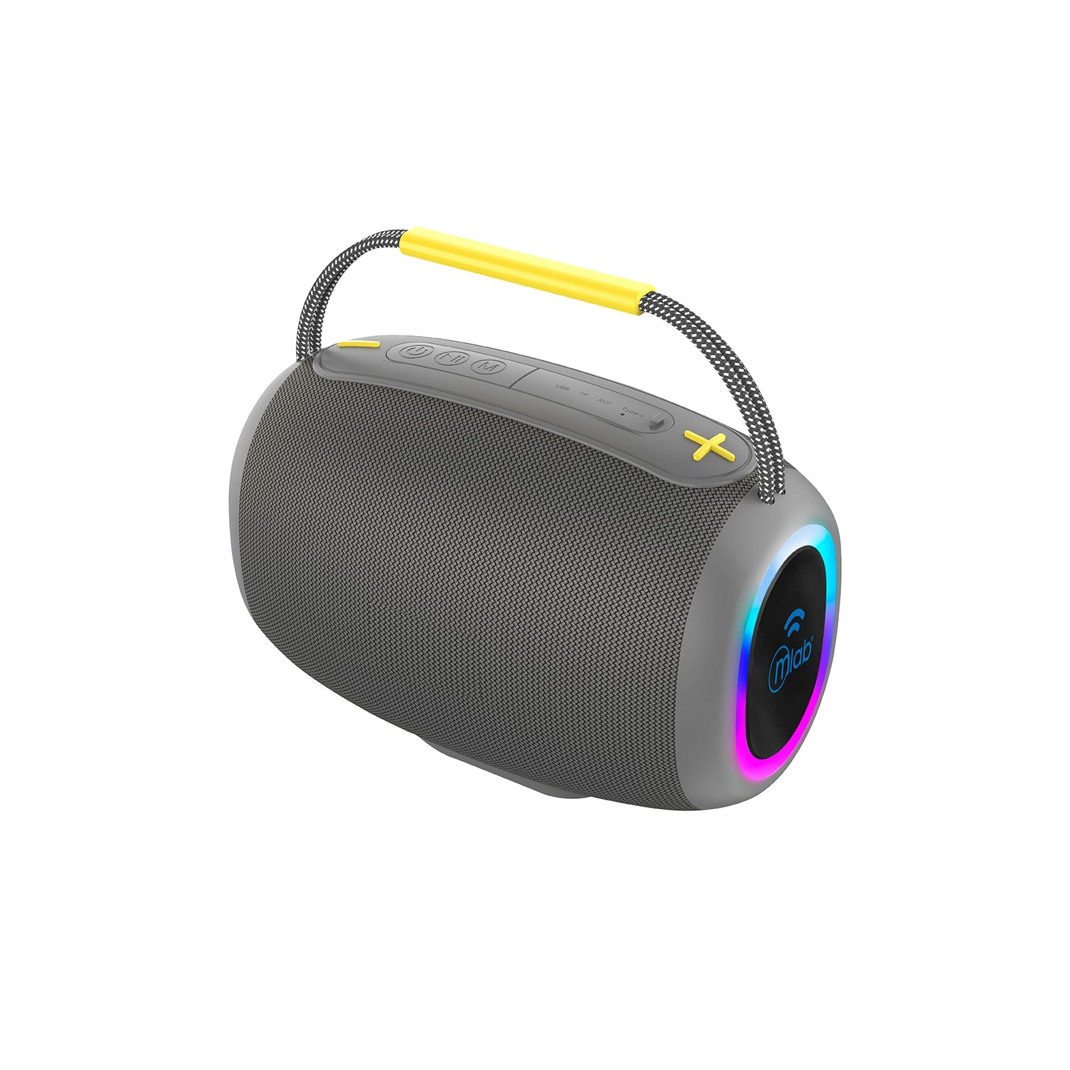 Parlante Bluetooth Mlab 9692 Sense Sound Bass 10w Usb Tf Aux Gris – imagen 2