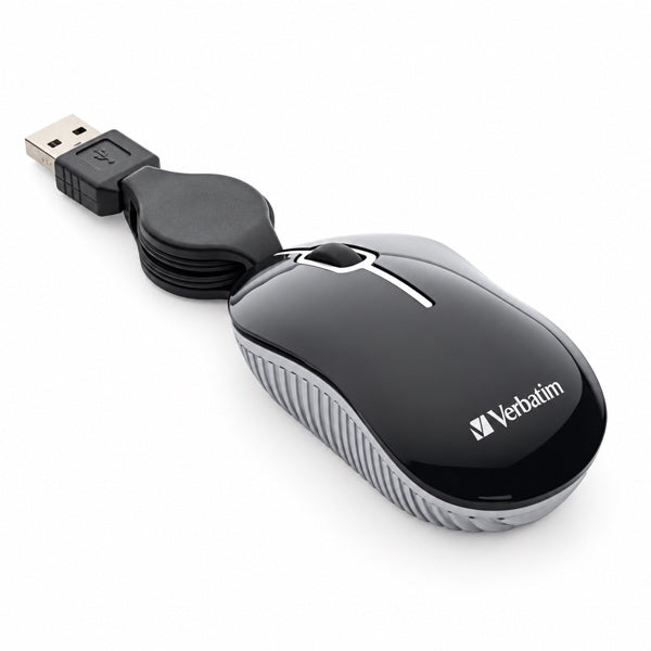 Mini Mouse Con Cable Retráctil Verbatim Mini Travel Commuter