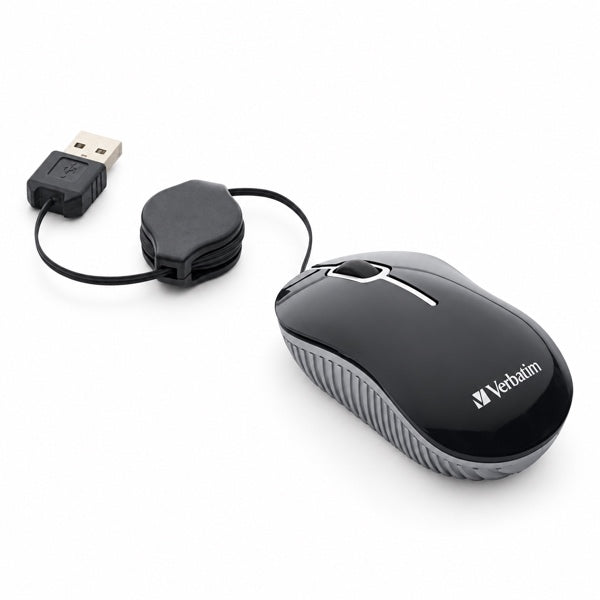 Mini Mouse Con Cable Retráctil Verbatim Mini Travel Commuter