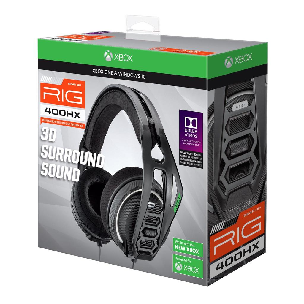 Audifonos Gamer Nacon Rig 400hx Xbox Negro – imagen 2