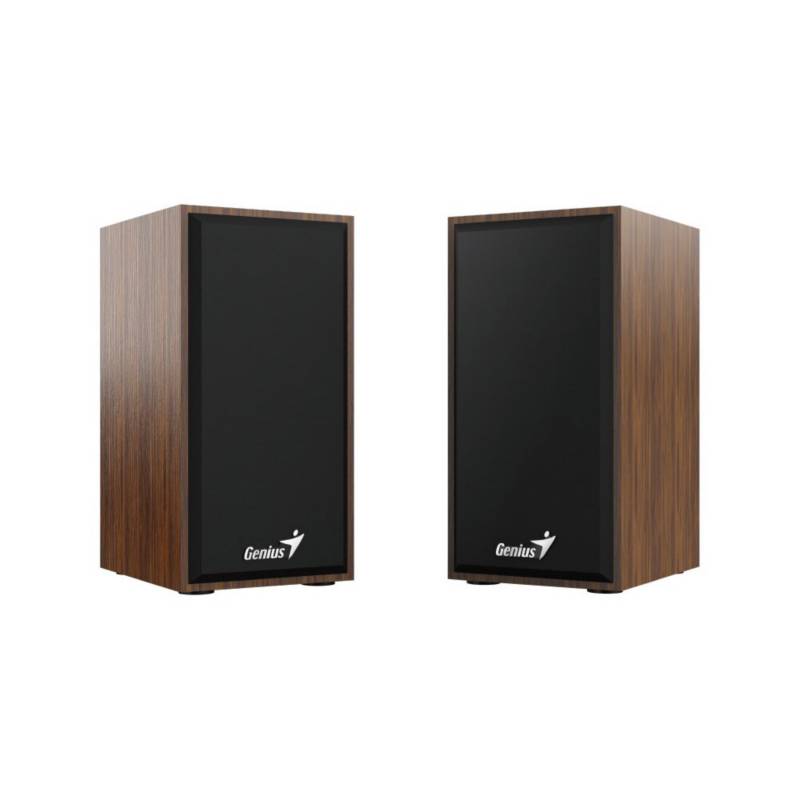 Parlantes Genius Sp-hf180 6w Usb 3.5mm Cafe – imagen 2