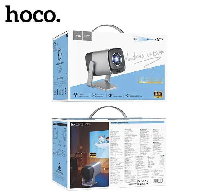 Proyector Inteligente Hoco Dt7 Full Hd 1080p Wifi Negro – imagen 4