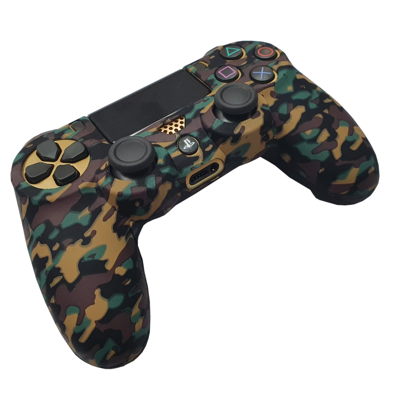 Protector Silicona Control Ps4 Camuflado M9