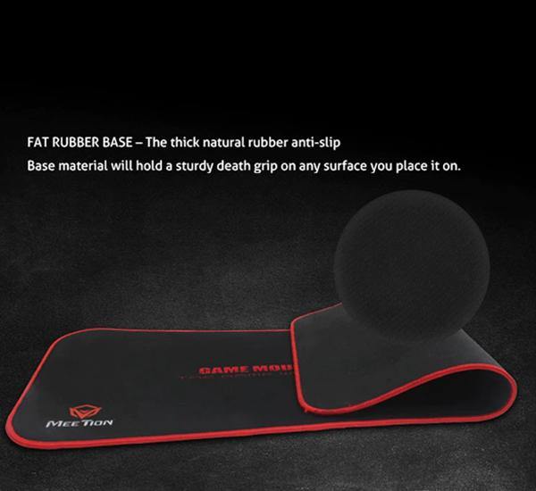 Mousepad Gamer Meetion Rubber MT-P100 79x35cm Negro – imagen 2