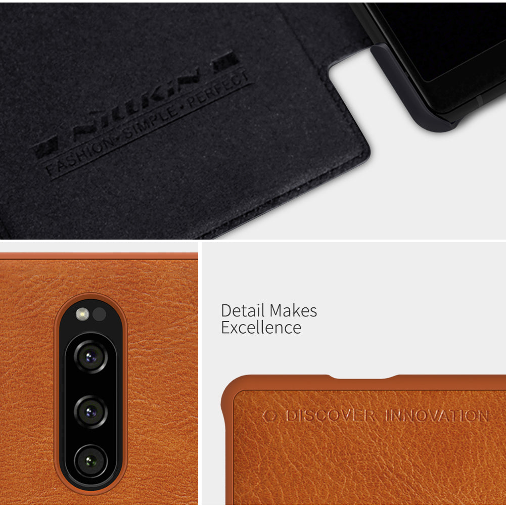 Sony Xperia 1 Qin Flip Cover Cuero Nillkin – imagen 7