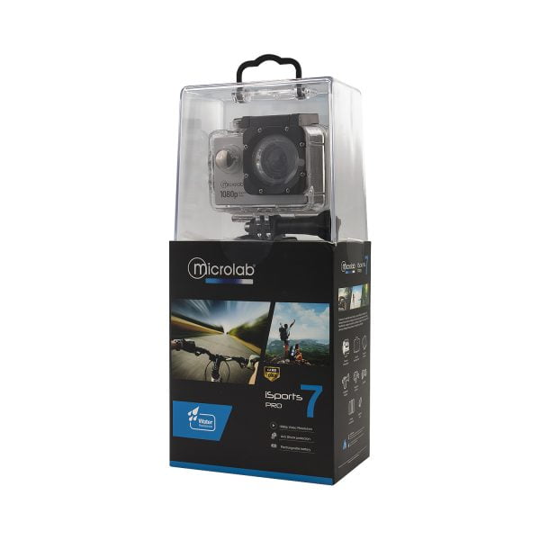 Camara Deportiva Extreme iSport Pro 1080p Microlab Negro – imagen 4