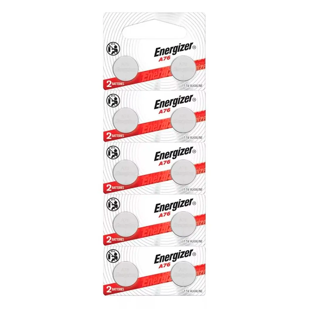 Pack 10 Pilas Energizer A76/lr44