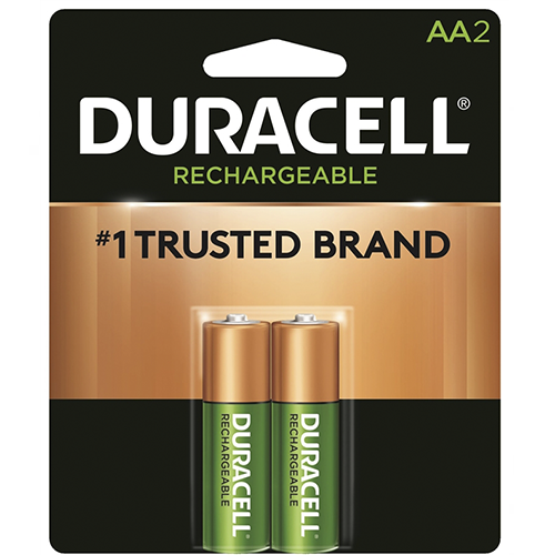 Pilas Recargables Duracell Tamaño AA (2 Unidades)