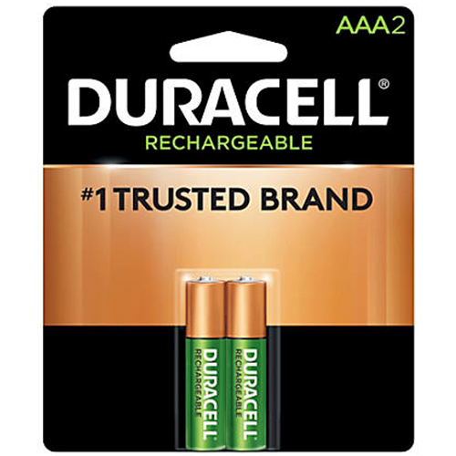 Pilas Recargables Duracell Tamaño AAA (2 Unidades)