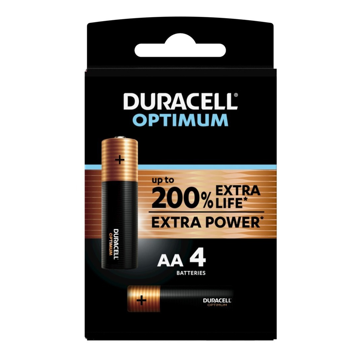 Pila Alcalina Duracell Optimum Blíster Aax4