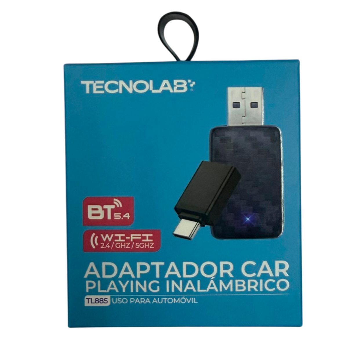 Adaptador Inalambrico 2 en 1 Tecnolab Tl885 Carplay y Android Auto