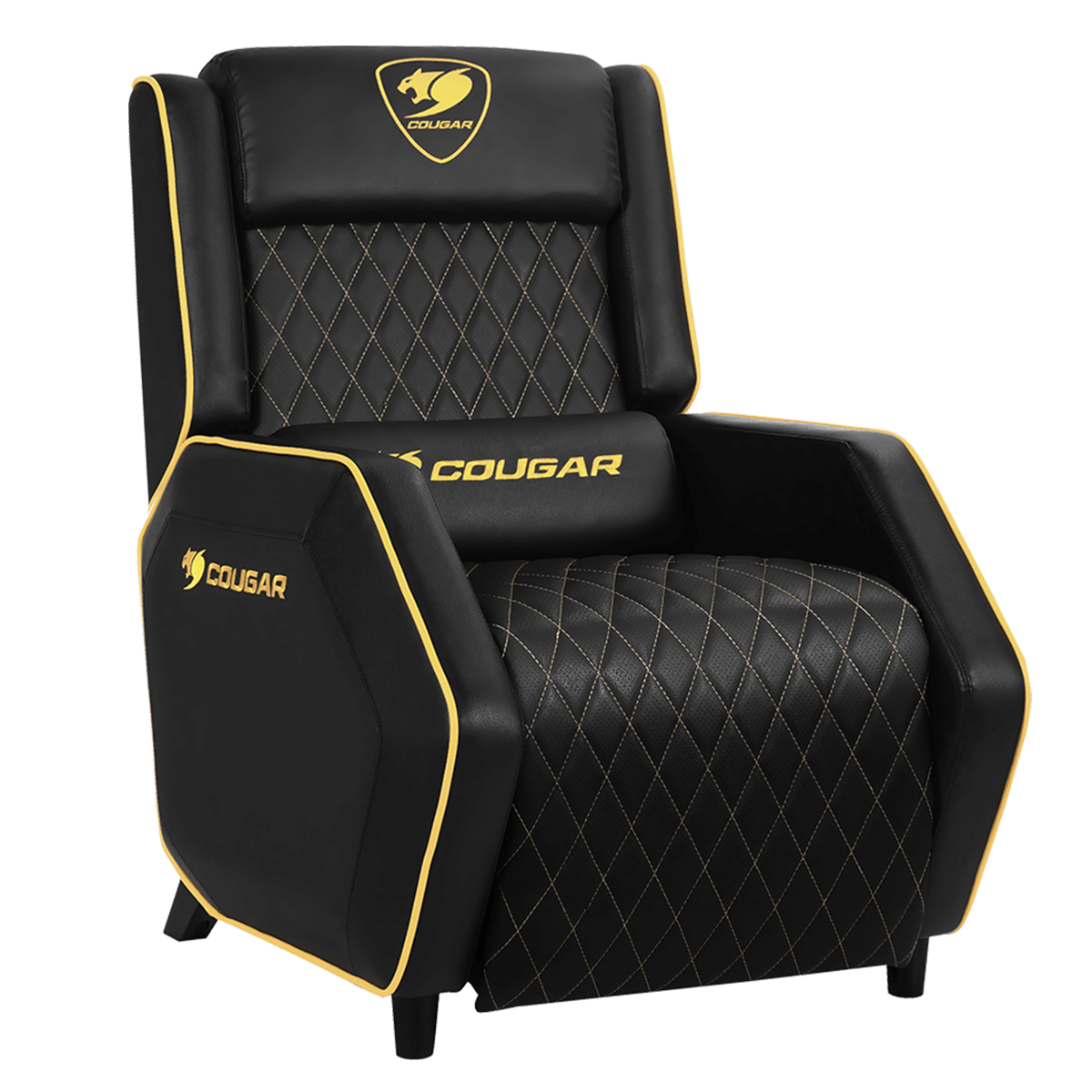 Sillon Gamer Cougar Ranger Negro Amarillo