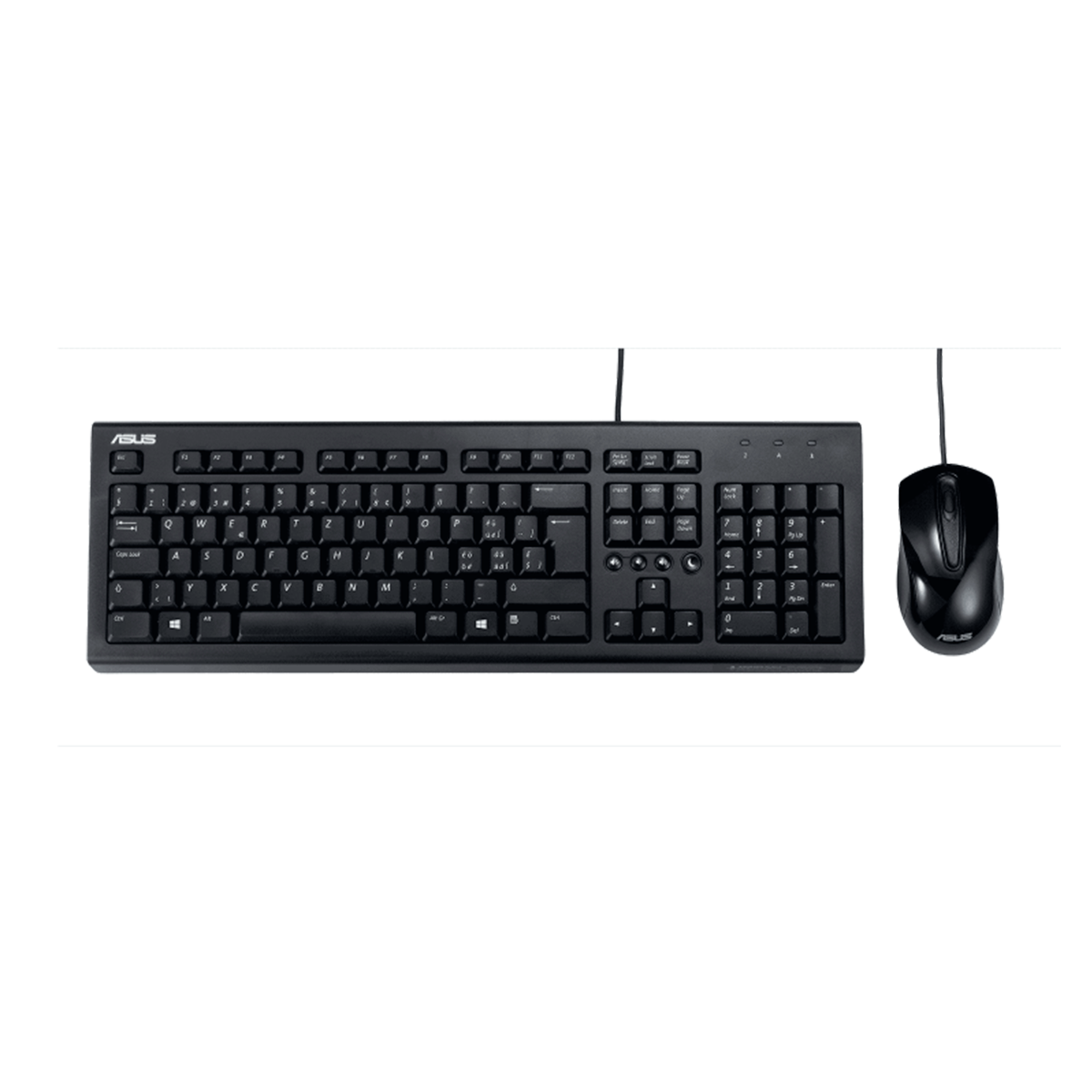 Kit Teclado + Mouse Alambrico Asus U2000 Negro
