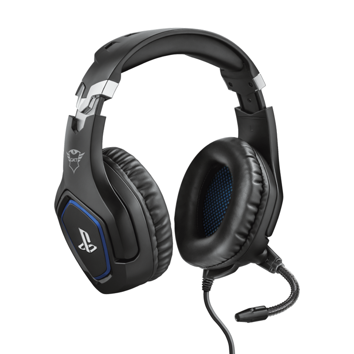 Audifonos Gamer Trust Gxt 488 Forze Pc Ps4 Switch Xbox Negro