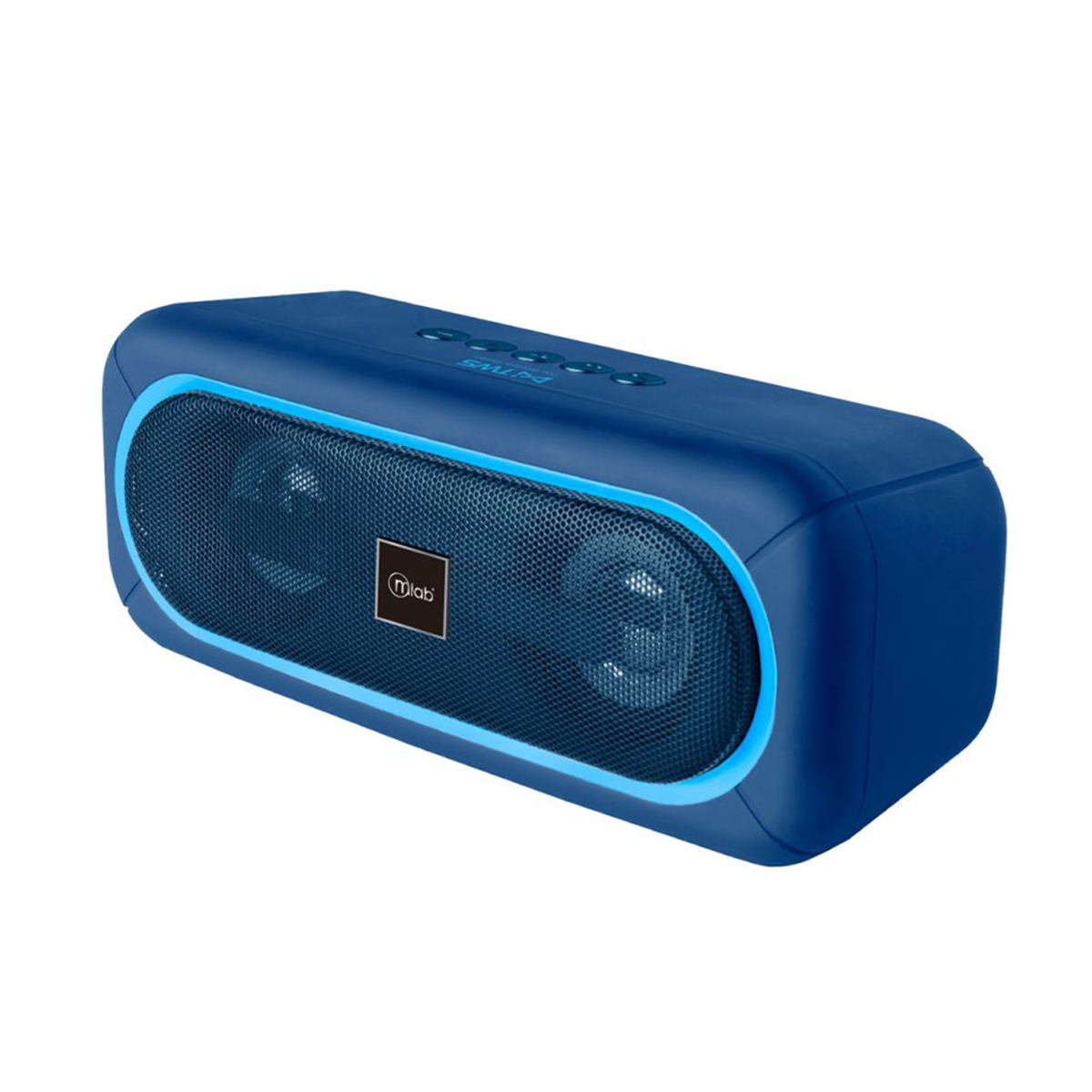 Parlante Bluetooth Microlab Extrem Bass Tws Azul