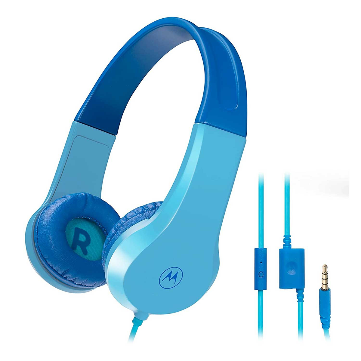 Audífonos Para Niños Motorola Moto Jr 200 Azul