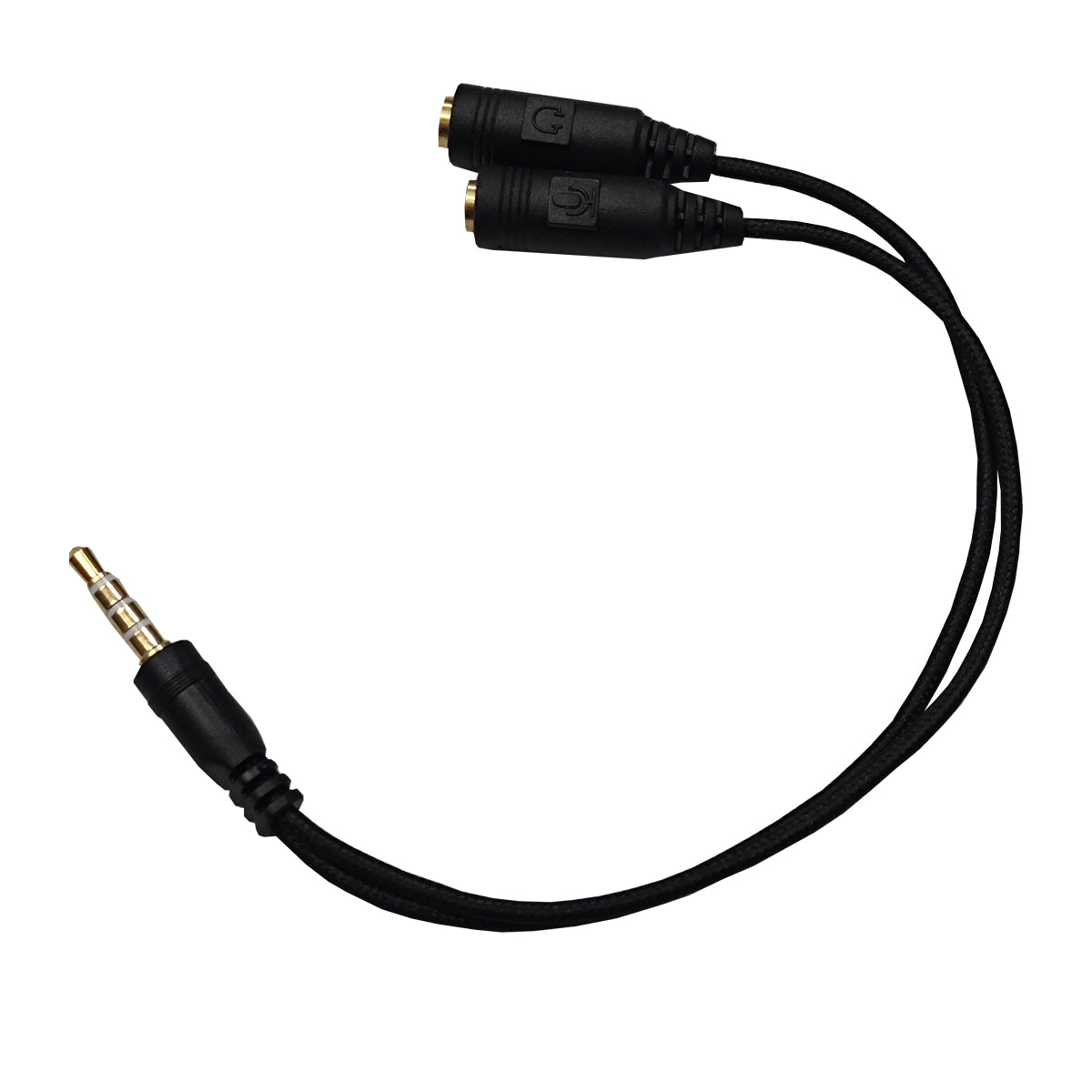 Adaptador Havit Conector Divisor De 3.5mm Audifonos Y Micrófono